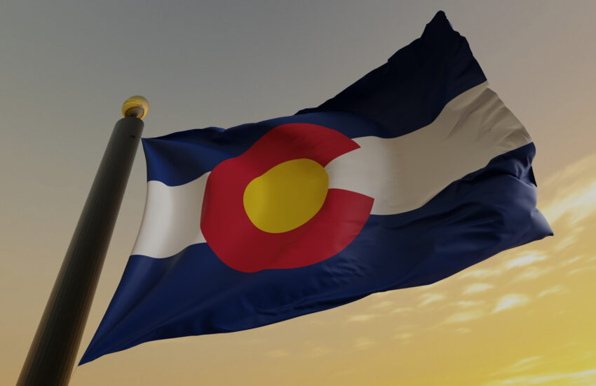 Flag of the US State of Colorado