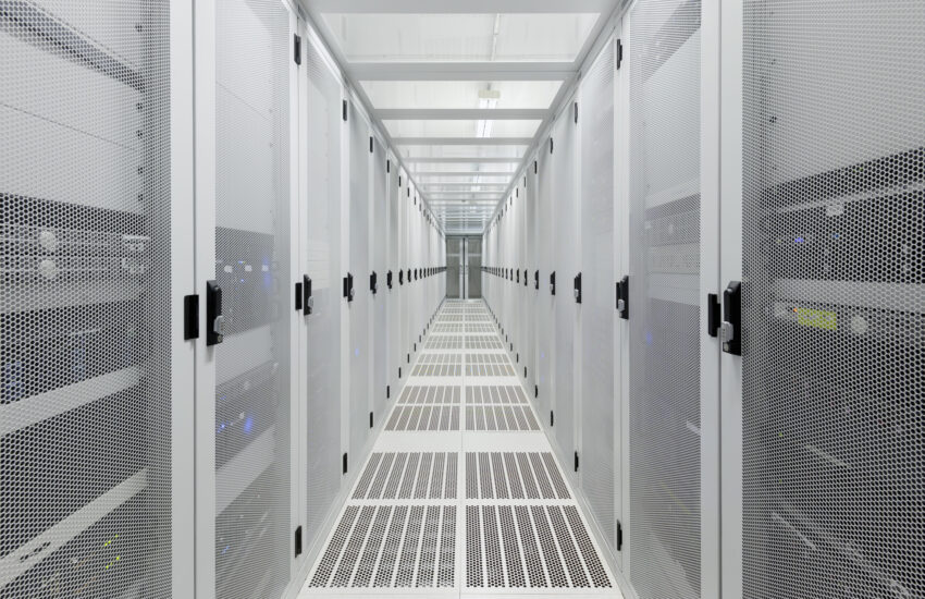 Server room at data center