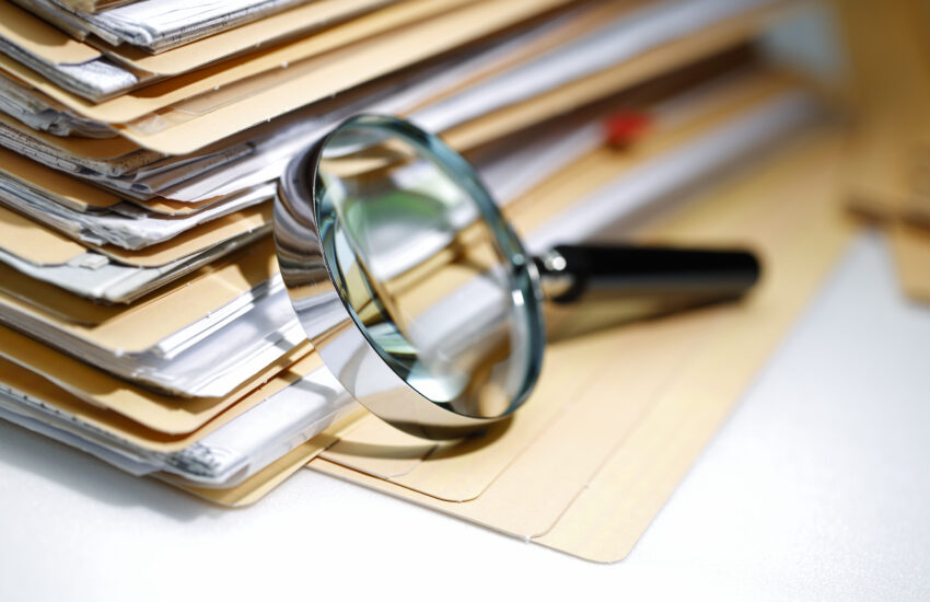 Magnifying glass Search Documents